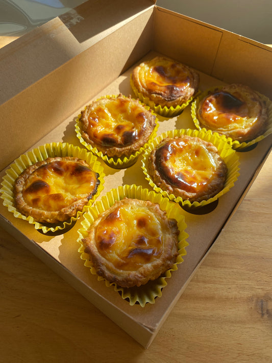 Box of Portuguese Egg Tarts