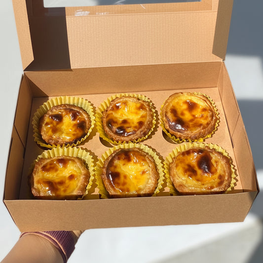 Box of Portuguese Egg Tarts