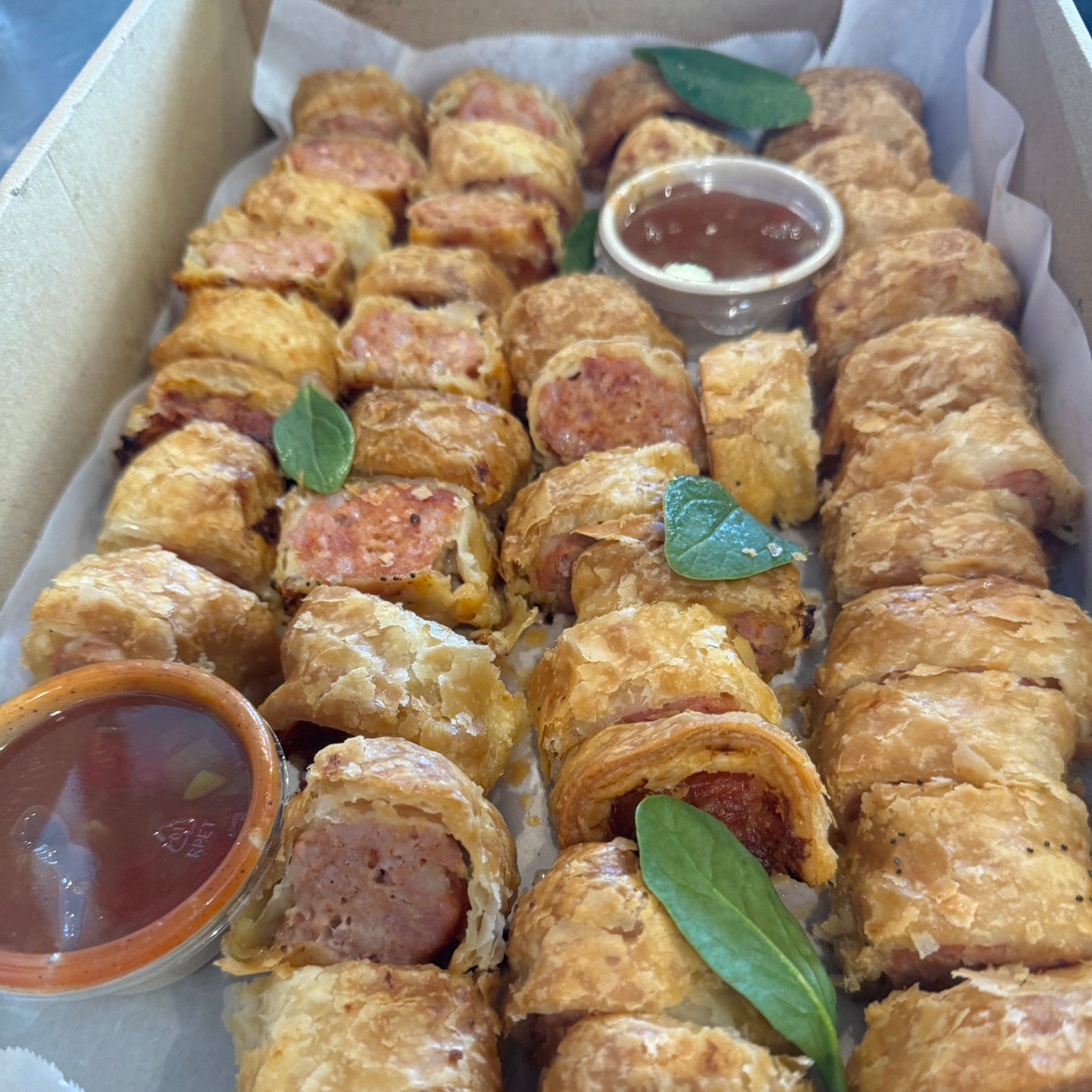 Mini sausage rolls